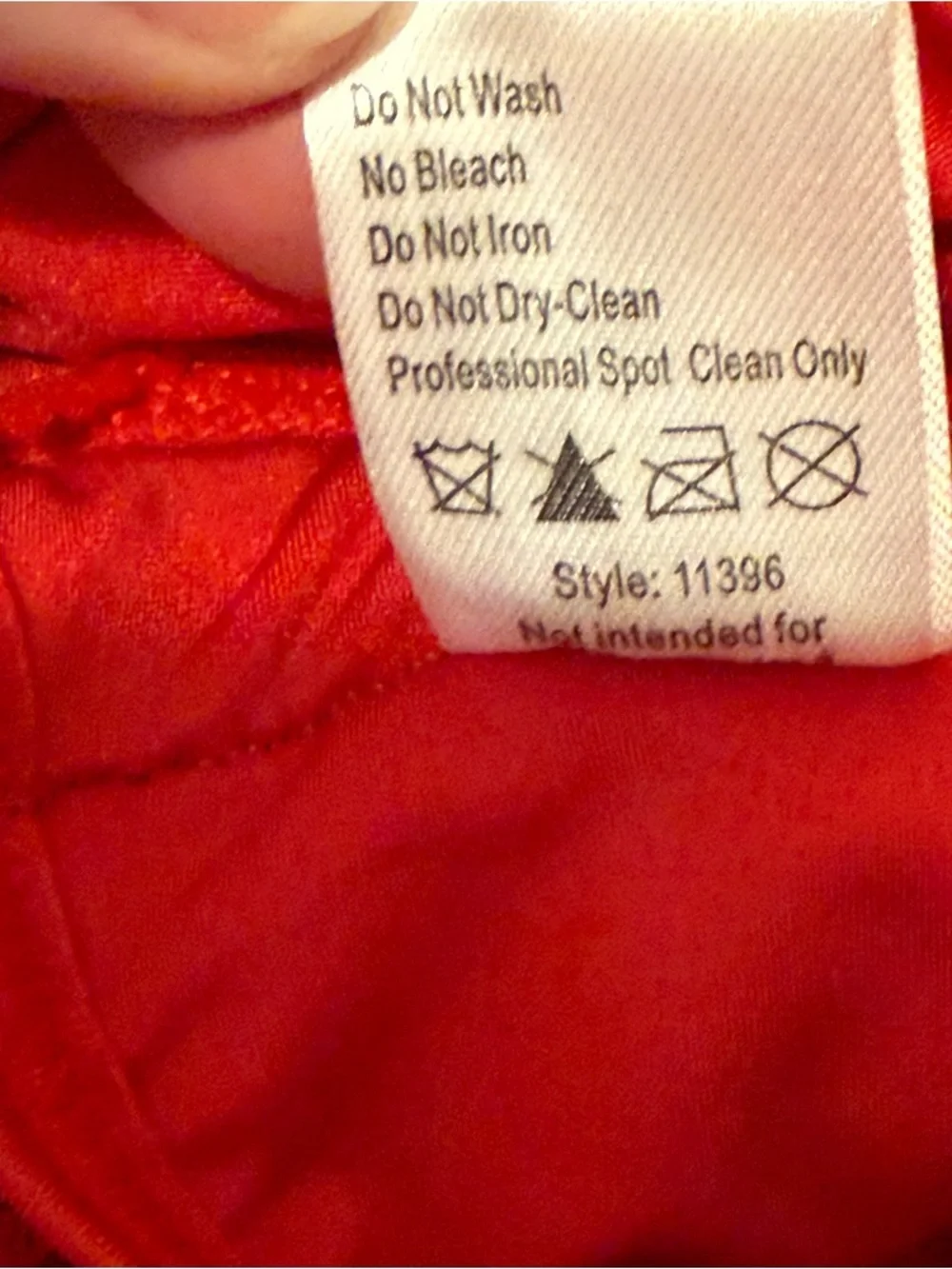 Weissman Child’s Large Red Sequin Fringe Dance Costume - Picture 7 of 13